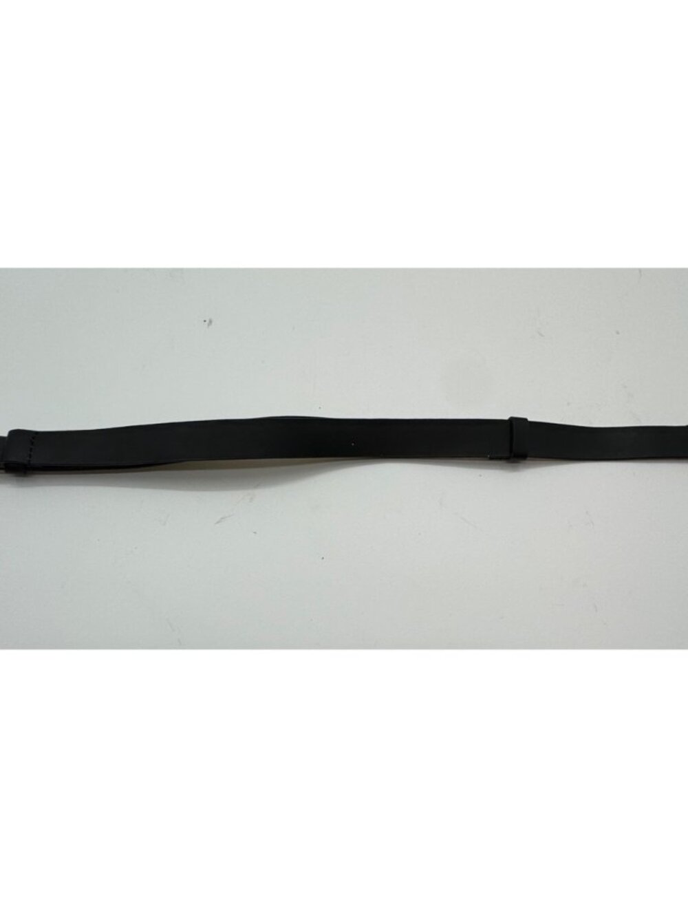 Chicos Genuine Leather Black Belt With Gold-Tone Hammered Circle Buckle Accent - Picture 7 of 9